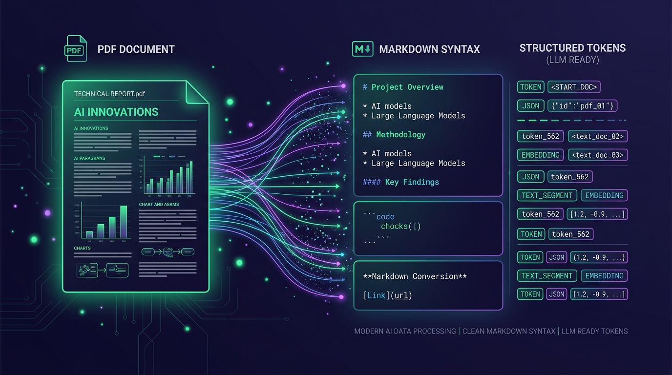 Convert PDF to Markdown for AI — ChatGPT, Claude & LLMs